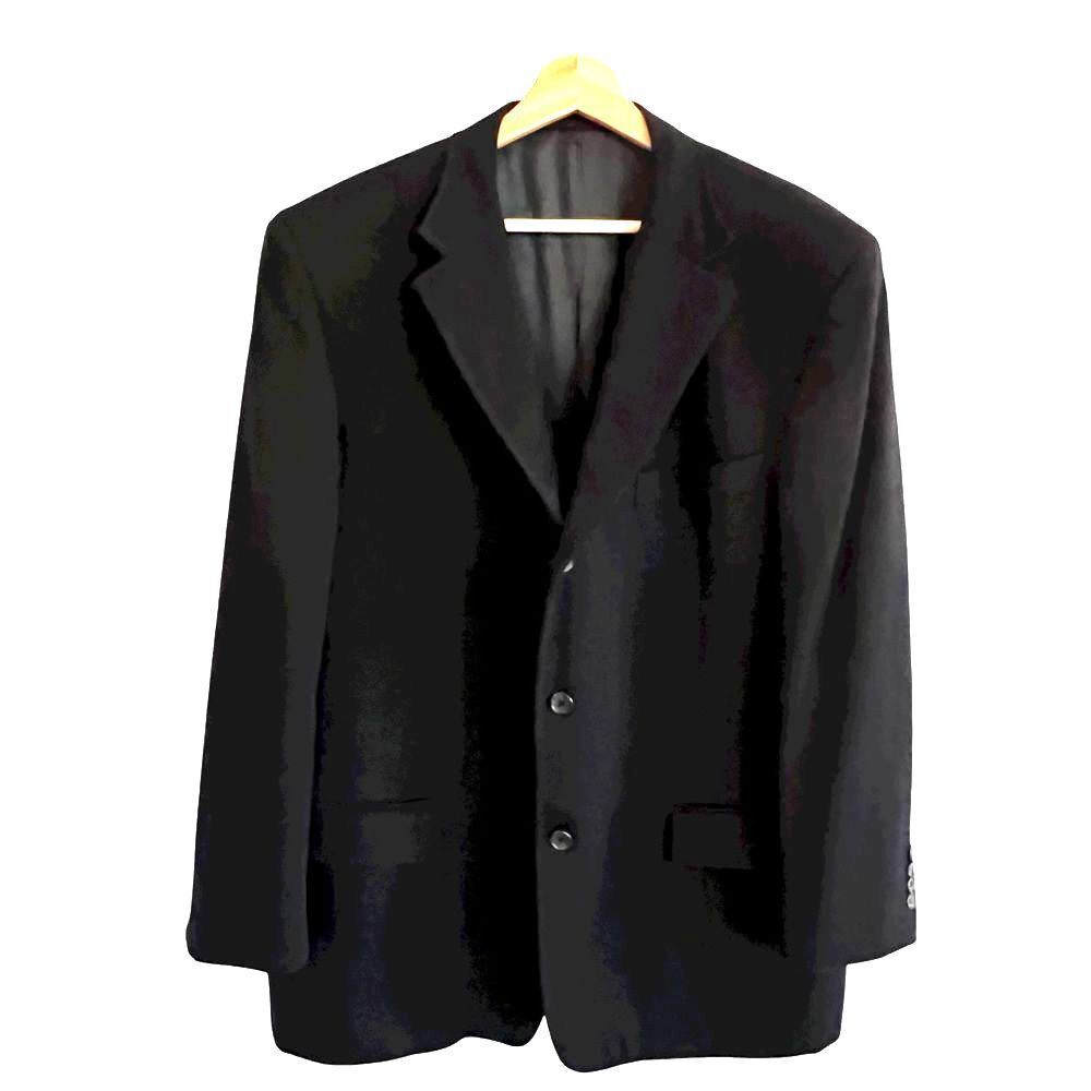 Sorrani Sartoriale Mens 100% Cashmere Blazer Size 46L Black Luxury Business